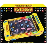 PAC-MAN: Arcade Pinball - Electronic Tabletop Game, Vibrating Bumpers & LED Scoreboard, Licensed Collectible Toy, Family & Kids Classic Play, Ages 6+