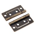thumbnail image 1 of 2 unids 50x24mm muebles antiguos bisagras gabinete cajón puerta tope bisagra decorativo armario decorativo bisagras for caja de madera con tornillos, 1 of 6