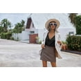 thumbnail image 3 of Zeagoo Women's Satin Tank Top V Neck Summer Camisole Soft Spaghetti Strap Shirt, 3 of 8