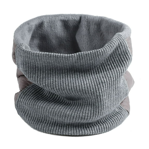 SHUNSUI Winter Wool Knitted Neck Scarf Warm Unisex Cold Weather Daily Wear