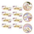 thumbnail image 4 of MasteelfCA 50 Pcs Cartes de Remerciement Cartes Décoratives Motif de Fleurs pour Petites Entreprises, 4 of 8