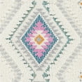 thumbnail image 3 of Surya Lofty 94x122" Rectangle Contemporary Fabric Rug in White/Blue, 3 of 7