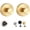GOLD*2PCS, variant on 4 packs Luxe Hold No-Drill Hooks, 2025 Upgraded Suction Cup Hooks, Stainless Steel Waterproof Suction Cup Hooks (Black*4)