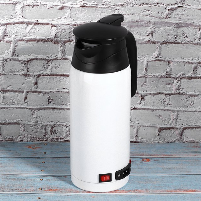 Sonew 800ml High‑Capacity Kettle, Portable Electric Kettle, Stainless Steel Electric Kettle, Outdoor For Car Use Easy To Operate Travel