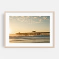thumbnail image 2 of Pier at Sunrise, Fernandina Beach - Fernandina Beach Florida Photography Sunset Beach Seascape Ocean Coastal Waves Unframed Wall Art Print 30 x 45 inches, 2 of 7