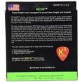 thumbnail image 2 of Cuerdas de Bajo DR Strings NGB5-45 Recubierto de Níquel Color Verde Neon, 2 of 3