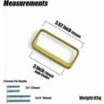 thumbnail image 6 of Goo-Ki Brushed Gold Cabinet Pulls with 3''(76MM) Hole Center, Modern Zinc Alloy Cabinet Handles for Drawer,Wardrobe,Cupboard, 6 Pack, 6 of 8