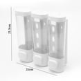 thumbnail image 6 of Shampoo Dispensers for Shower Wall Mounted Soap Dispenser 3 Chambers Conditioner Body Wash Dispenser Set, 6 of 10