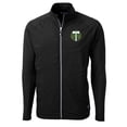 thumbnail image 2 of Men's-Cutter & Buck  Black Portland Timbers Adapt Eco Knit Hybrid Recycled Full-Zip Jacket, 2 of 3
