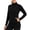 Black, variant on Quarter Zip Pullover Women Long Sleeve Golf Tennis UPF 50+ Quick Dry Thumb Holes Shirts Sun Protection Workout Athletic Rash Guard Tops