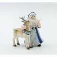 thumbnail image 2 of Ceramic Blue Santa Claus Reindeer Salt Pepper Shakers, 2 of 5