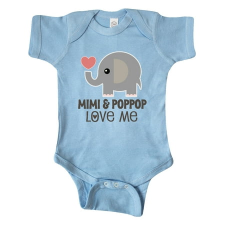 

Inktastic Mimi and PopPop Love Me Baby Gift Gift Baby Boy or Baby Girl Bodysuit