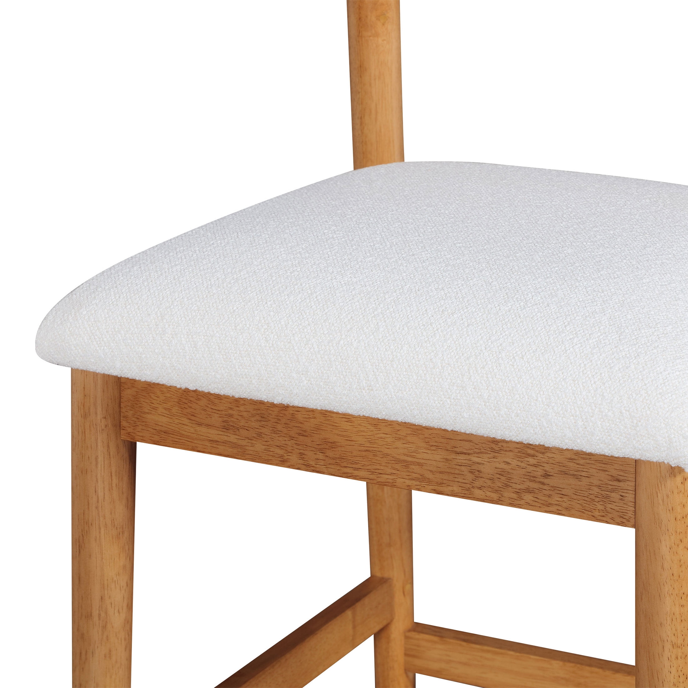 Beautiful Drew Counter-Height Stools by Drew Barrymore, Warm Honey Finish, 2 Pack
