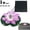Purple, variant on Solar-Powered Floating Fountain – Lotus Design for Birdbaths & Ponds, Monocrystalline Silicon, Contains Nozzles, Silent Pump, Outdoor Garden Decor