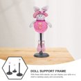 thumbnail image 3 of Weiweiguan 3Pcs Doll Support Frame Household Doll Stand Showcase Doll Standing Rack, 3 of 7
