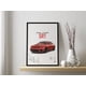 thumbnail image 1 of Carteles impresos de la serie de coches deportivos clásicos, carteles de lujo para la habitación, arte de la pared del hogar, decoración moderna, 911 GTR 718, 1 of 4