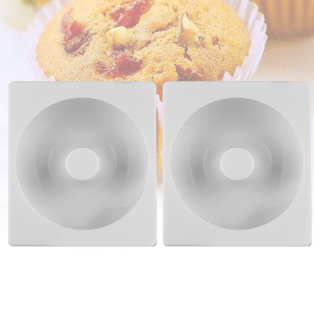 WRITWAA Non-Stick Silicone Donut Molds 2Pcs for Professional Cake Shop Use Environmentally Friendly