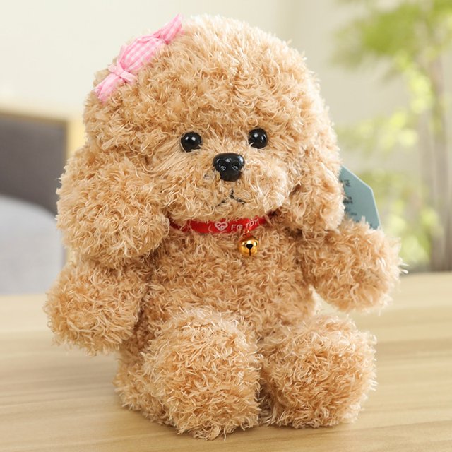 30/45cm Kawaii Teddy Bear Plush Doll Lovely Bear with Sweater Stuffed Soft Animal Plush Toys for Children Cartoon Xmas Giftslight brown38cm Deng Xun unisex