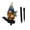 #A03-Blue, variant on Solar Garden Gnome Light, Outdoor Decorative Stake Lamp with Auto On/Off, Waterproof Resin Fairy Figurine for Yard Lawn Patio Pathway Landscape Decoration, Blue
