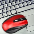 thumbnail image 3 of serony Computer 2.4Ghz Wireless Optical Mouse with USB Receiver 6 Buttons Gaming Mice 800/1200/1600DPI Desktop PC Laptop Accessories Red, 3 of 5