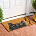 thumbnail image 2 of Calloway Mills 109651729 Black Bombay Cat Doormat 17" x 29", 2 of 4