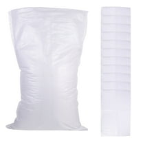 WHAMVOX 16Pcs Sand Bags for Flooding and Flood Control with PP Material in White