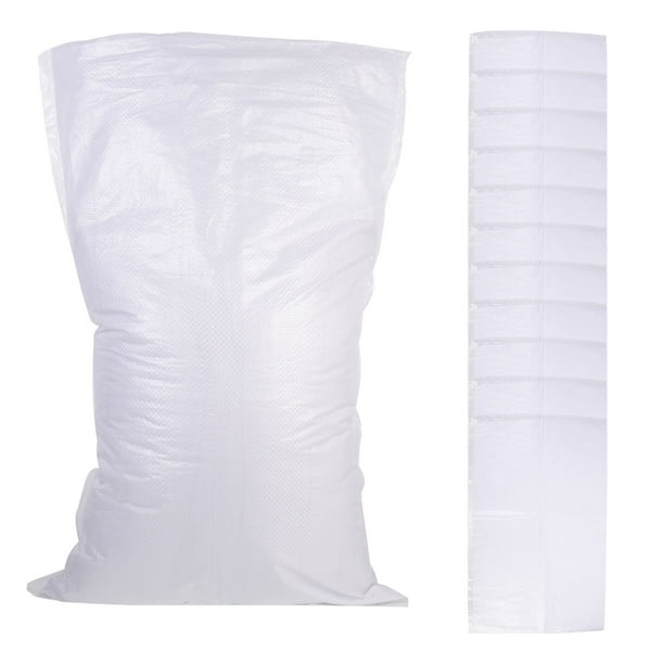 16 Uds. Bolsas de arena vacías bolsas de arena tejidas bolsas de arena de protección contra inundaciones para huracanes