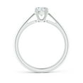 thumbnail image 2 of ANGARA Natural 0.5 Ct. Diamond Solitaire Ring in 14K White Gold for Women (Ring Size: 11.5), 2 of 11
