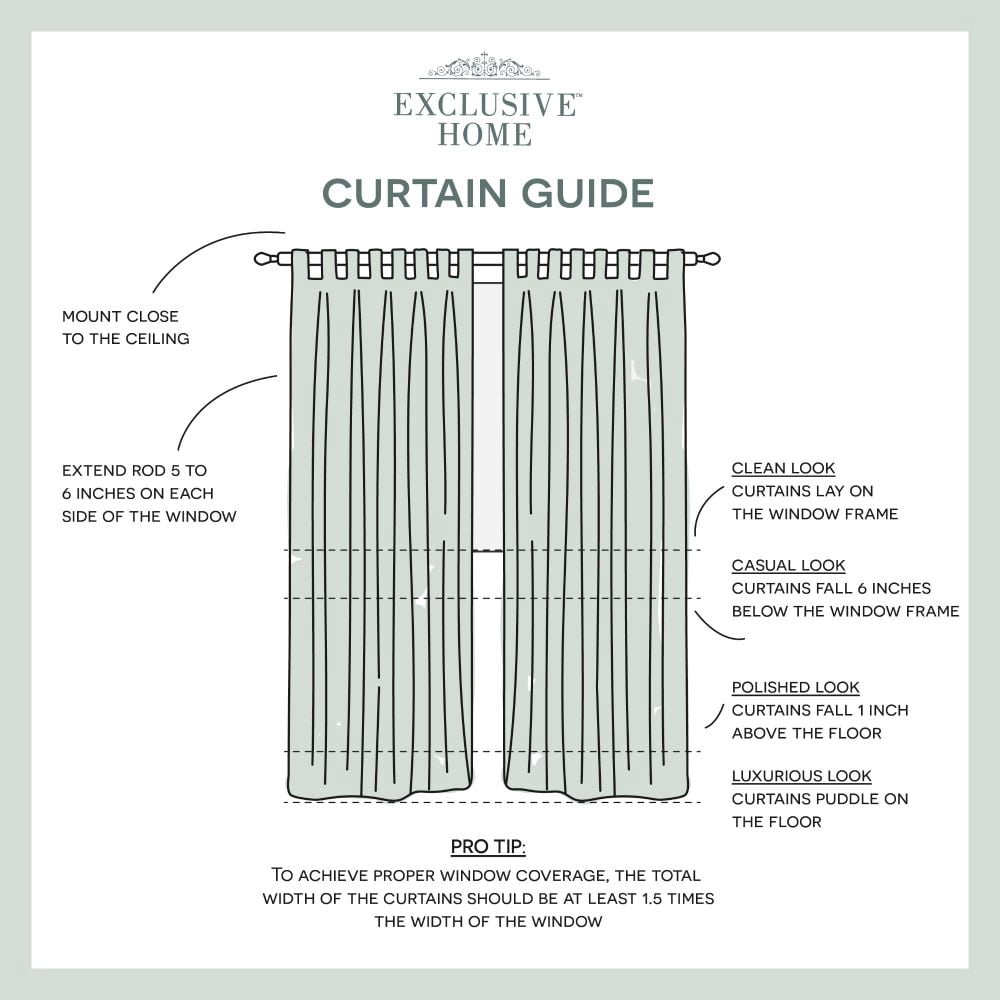 Exclusive Home Curtains Indoor/Outdoor Solid Cabana Tab Top Curtain Panel Pair, 54x120, Taupe