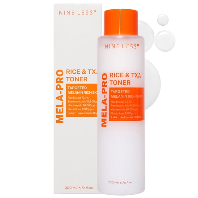 Tonificador NINELESS Mela-Pro Rice & TXA con niacinamida 200 ml