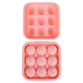 thumbnail image 2 of Bandeja de silicona para cubitos de hielo con forma de balón de fútbol | Molde para cubitos de hielo con forma de balón de fútbol | Molde para cubitos de hielo esféricos grandes con tapa, 2 of 7