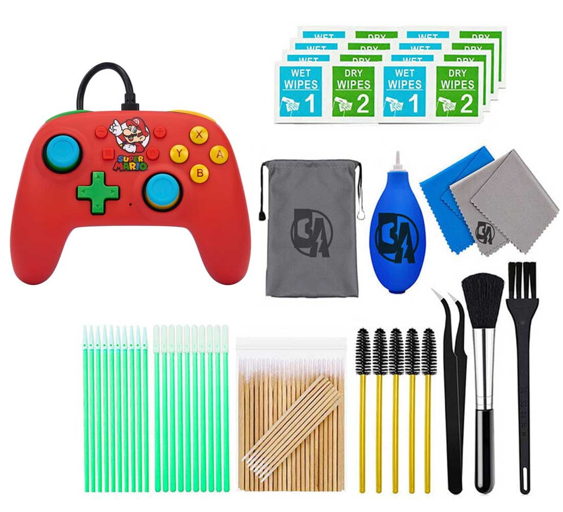 PowerA Nano Wired Controller for Nintendo Switch Mario Medley With