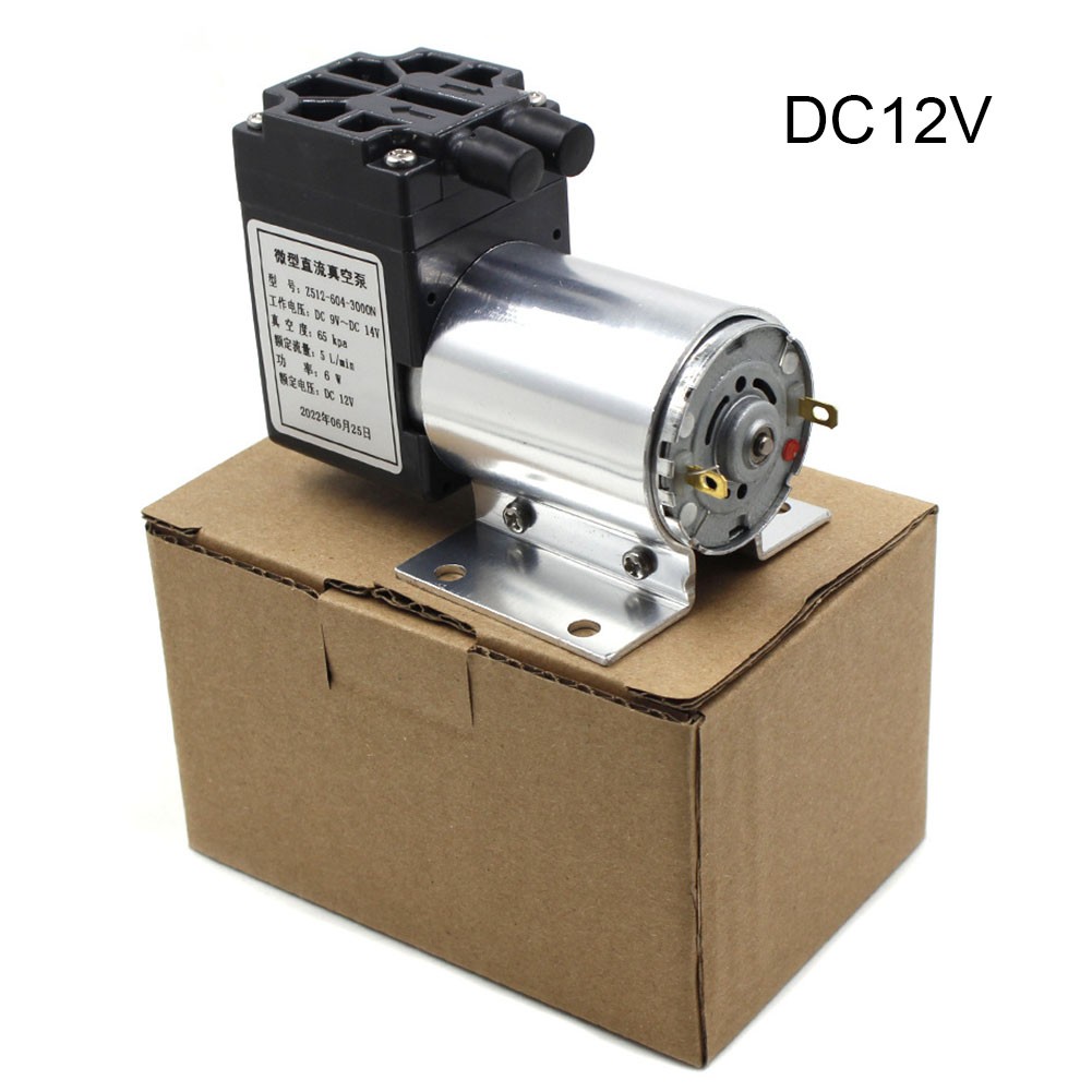 1Pcs Vacuum Pump Dc 12V Negative Pressure Air Suction Pump 5L/Min 65-120Kpa