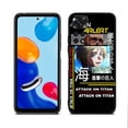 thumbnail image 4 of Funda de silicona negra Levi Ackerman para Xiaomi Redmi Note 12 + 11 11S 11T 11E 10 10T 5G 10S 9S 9 8T 7 6 Pro, 4 of 5
