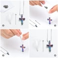 thumbnail image 6 of Constantlife Rope Winding Cross Cremation Jewelry for Ashes Urn Necklace Lockets For Human Ashes Holder Lord’s Prayer Cross, 6 of 7