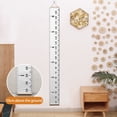 thumbnail image 2 of Cartoon Baby Kids Growth Chart Record Wood Frame Height Measurement Ruler Wall Sticker Girls Room Wall Decoration, 2 of 9