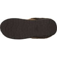 dearfoams microsuede berber lined clog