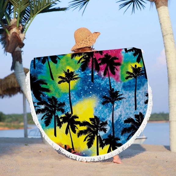 XGFHYJEH Beach Towel, Oversized Beach Towel, Beach Towel Clearance, Towel Beach, Lightweight Beach Towel, Portable Foldable Hypoallergenic Cooling Technology Breathable Towel for Beach