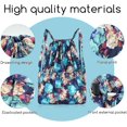 thumbnail image 2 of Yazoeia Drawstring Backpack, Waterproof Sports Drawstring Bag Drawstring Gym Bag for Women, Multi Pockets Drawstring Bags (black) CJC912-144716, 2 of 6