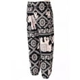 thumbnail image 7 of TiaoBug Kids Girls Elastic Waist Bohemian Harem Pants Summer Beach Hippie Trousers Yoga Dance Pilates Chain Elephant 110, 7 of 7