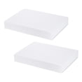 thumbnail image 1 of Unique Bargains 13x9x2 Inch Rectangle Gift Favor Box with Magnetic Closure Lid  for Gift Packaging, White 2 Pack, 1 of 6