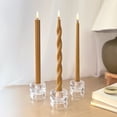 thumbnail image 2 of Mainstays Paraffin Wax 10" Taper Candle, Unscented, Orange, 2 of 6