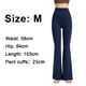 thumbnail image 2 of Pantalones de yoga acampanados para mujer, pantalones de cintura alta con realce de glúteos y pierna ancha, pantalones deportivos de fitness Micro Lama - azul oscuro 625, 2 of 5