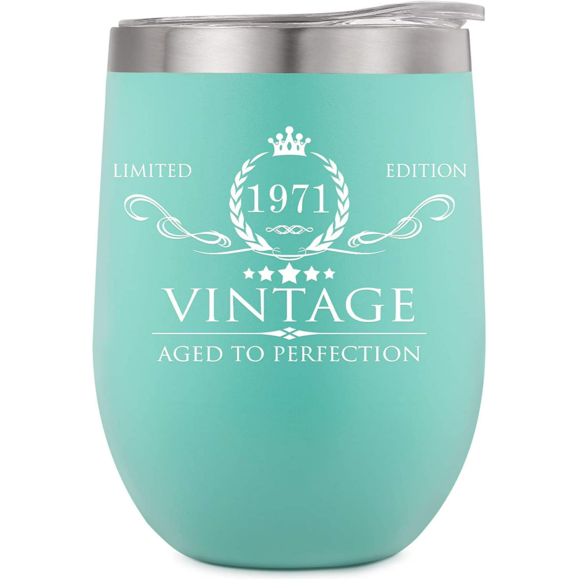 50th Birthday Gifts for Women Men Wine Tumbler - 50th Birthday Decorations for Her/Him, Mom, Dad, Husband, Wife - Funny 50th Anniversary Gifts Idea - 12oz Double Wall Vacuum Cup w Lid | 50th Birthday Gifts for Women Men Wine Tumbler - 50th Birthday Decorations for Her/Him, Mom, Dad, Husband, Wife - Funny 50th Anniversary Gifts Idea - 12oz Double Wall Vacuum Cup w Lid |