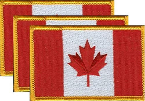 Canada Flag Morale Embroidered Patch Tactical Maple Leaf Iron On and Sew On Patches Canadian Emblem for Travel Backpack Embroidered Red Jackets Hats Team Uniform and many more