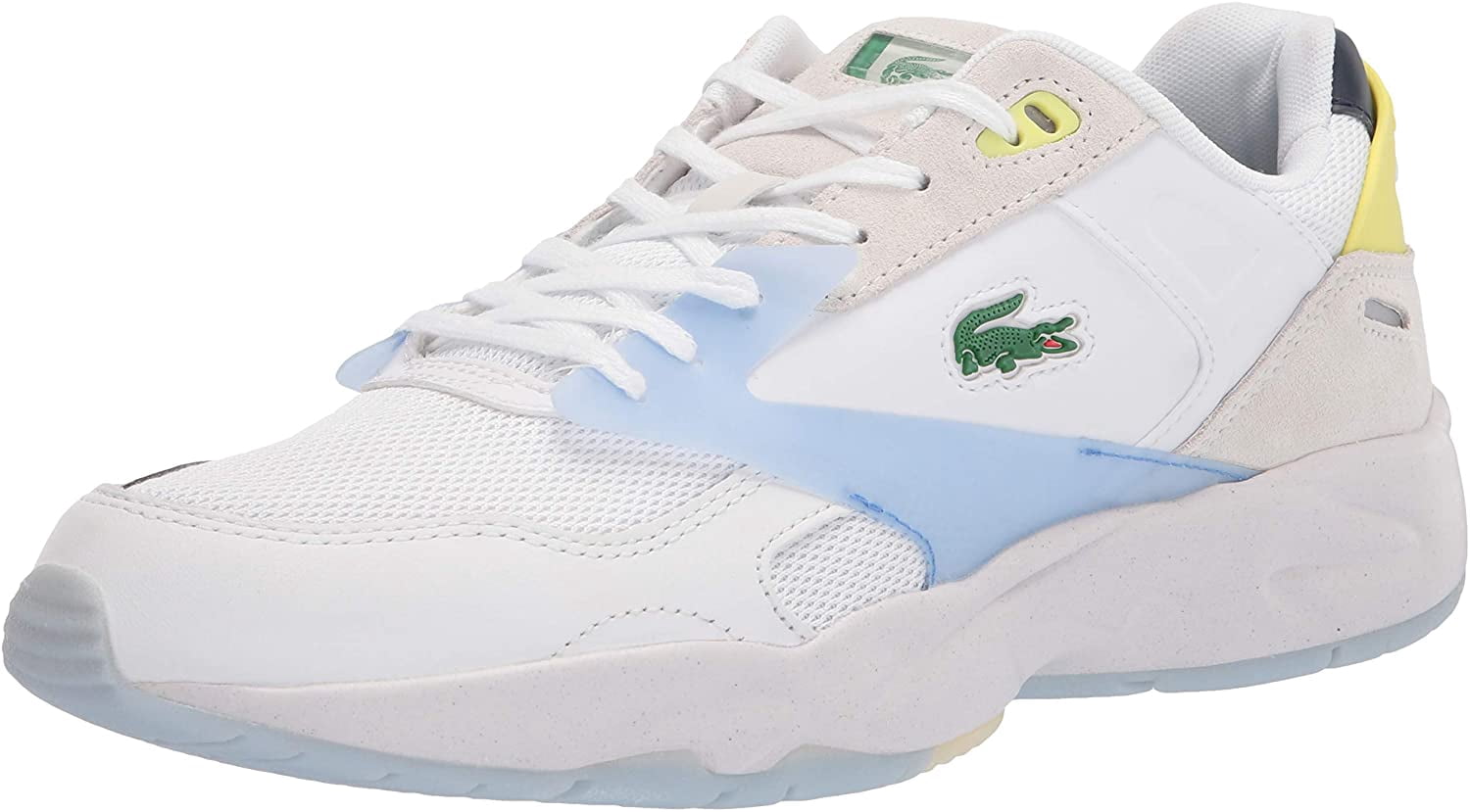 Lacoste Mens Storm 96 Sneaker 9 Wht/Blu 