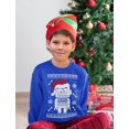 thumbnail image 3 of Tstars Boys Unisex Ugly Christmas Sweatshirt Cute Robot Santa Kids Christmas Gift Funny Humor Holiday Shirts Xmas Party Christmas Gifts for Boy Kids Sweatshirt Ugly Xmas, 3 of 6