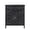 Black, variant on GZXS Accent Cabinet with 2 Top Drawers & 2 Hand-Carved Embossed Relief Doors, Adjustable Inner Shelf, Anti-Tip Hardware, for Living Room/Bedroom/Entryway (Black)