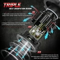 thumbnail image 5 of Pair 9003 H4 6000K White LED Headlight High Low Beam Bulbs For 1997-2004 Toyota Tacoma, 5 of 12