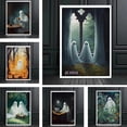 thumbnail image 4 of Dark Academy-carteles góticos Vintage, impresiones, calabaza escalofriante, en la selva elfo, pintura en lienzo, pared de Halloween, decoración del hogar, imagen, 4 of 4
